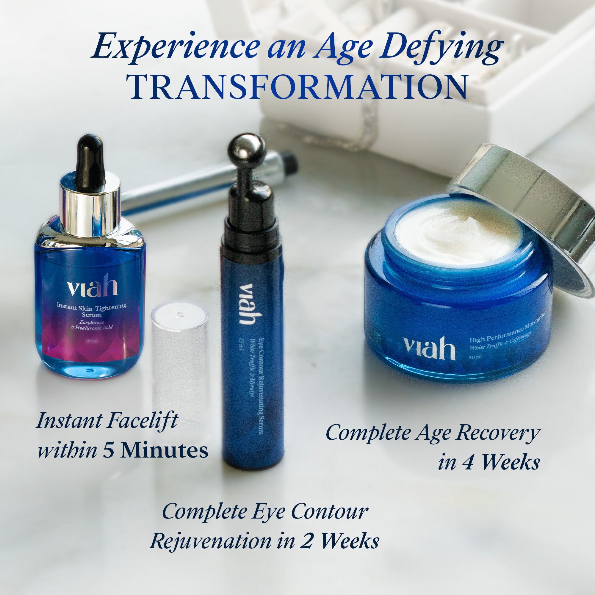 Ageless Transformation Italian White Truffle Bundle with Complimentary Travel Pouch